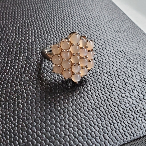 Maya • Caramel Moonstone Ring